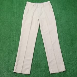 New! PGA Tour Pants Mens 30x32 Beige Ultimate Pant Golf No Iron UPF 50 Stretch